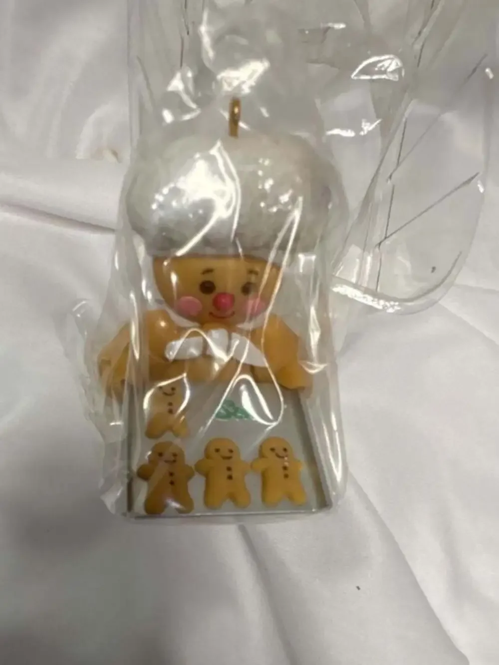 1988 Hallmark Keepsake Ornament: Son Gingerbread Cookie Boy with Cookies